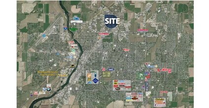 3018 & 3160 N Holmes Ave, Idaho Falls, ID - AERIAL map view