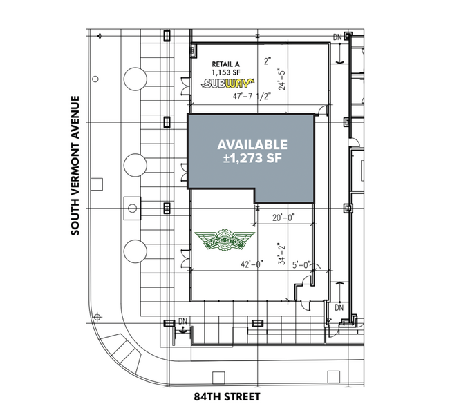 8300-8400 S Vermont Ave, Los Angeles, CA for lease - Floor Plan - Image 3 of 4