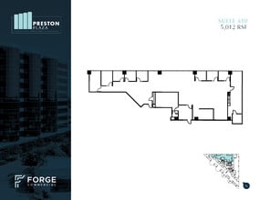 17950 Preston Rd, Dallas, TX for lease Floor Plan- Image 1 of 1
