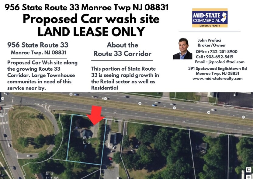 956 NJ-33, Monroe Township, NJ for lease - Primary Photo - Image 2 of 2