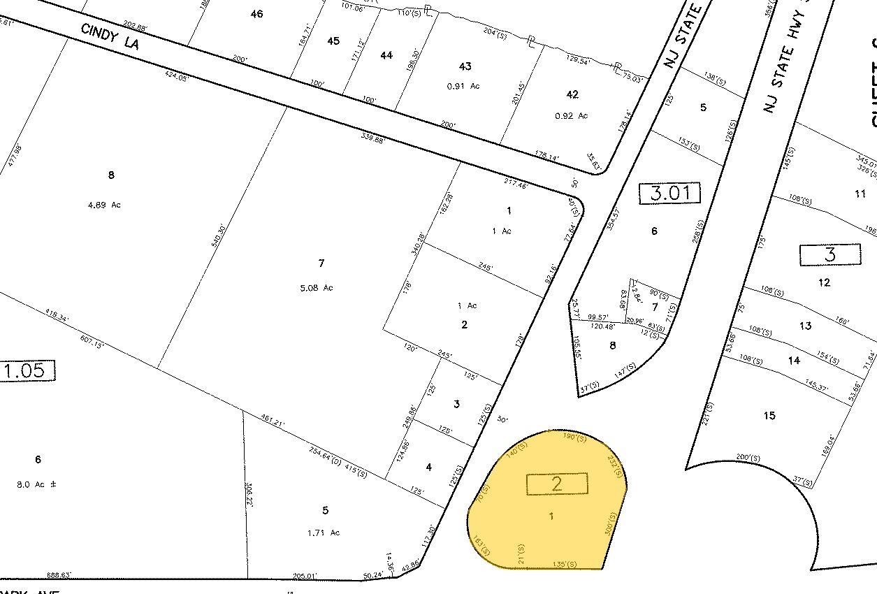 2100 Route 35, Wall Township, NJ for sale Plat Map- Image 1 of 1