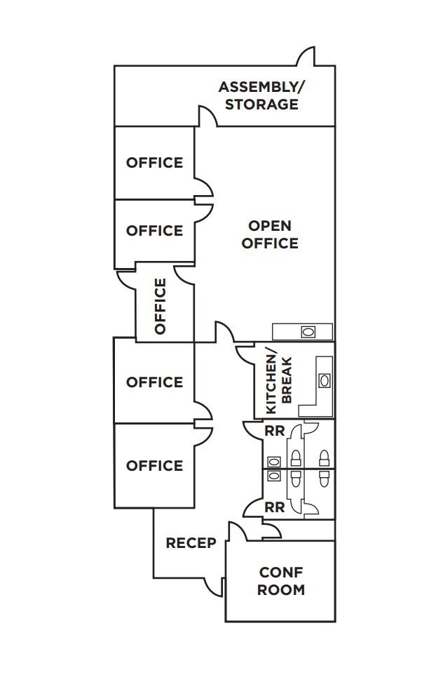 5937 Darwin Ct, Carlsbad, CA for lease Floor Plan- Image 1 of 1