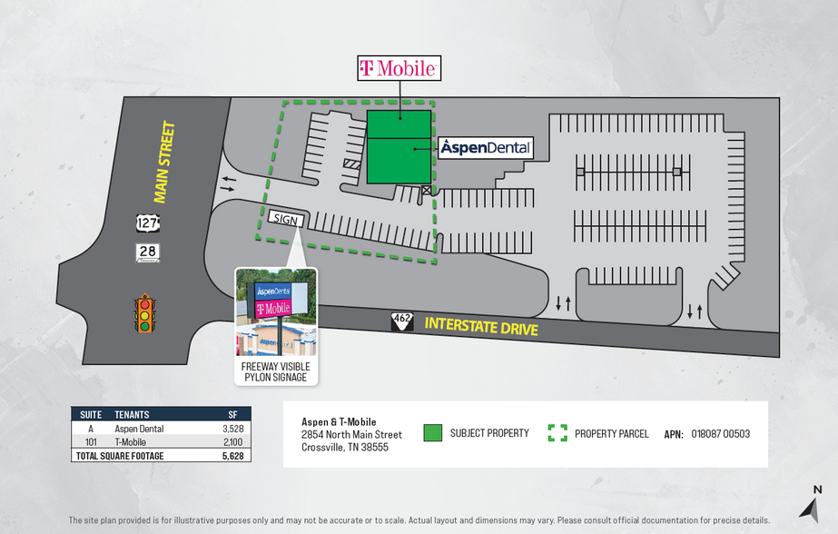 2854 N Main St, Crossville, TN for sale - Site Plan - Image 2 of 5