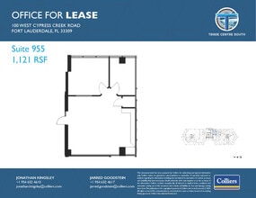 100 W Cypress Creek Rd, Fort Lauderdale, FL for lease Floor Plan- Image 1 of 1