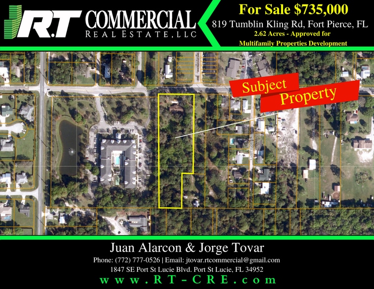 819 Tumblin Kling Rd, Fort Pierce, FL for sale - Building Photo - Image 1 of 6