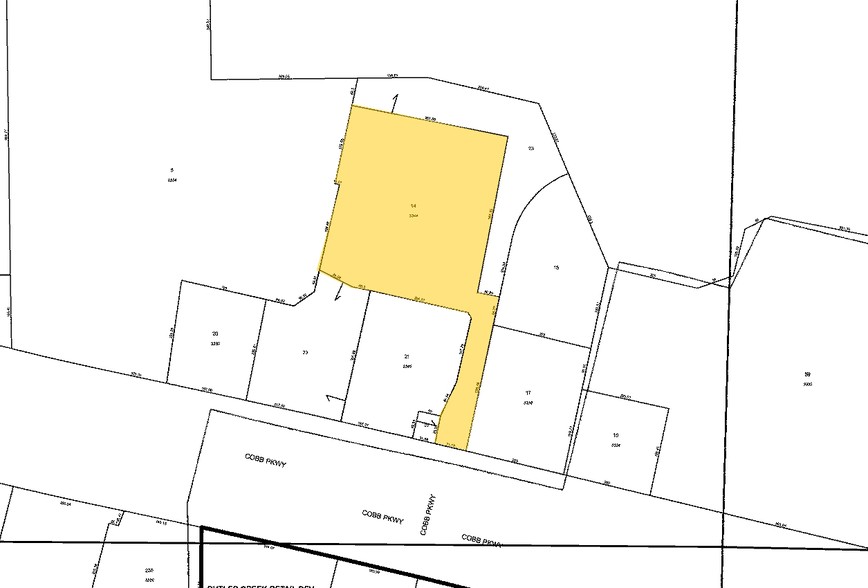 3344 Cobb Pky NW, Acworth, GA for sale - Plat Map - Image 2 of 9