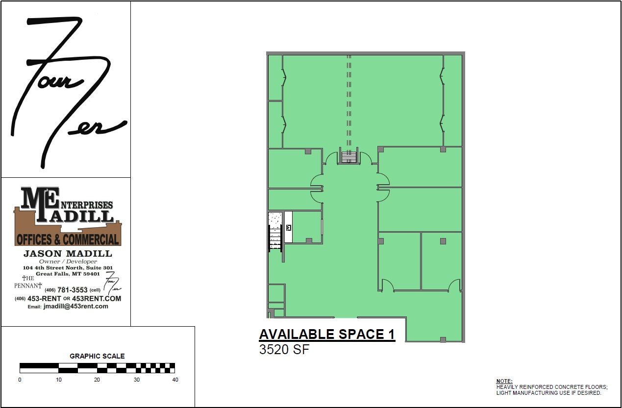 410 Central Ave, Great Falls, MT for lease Floor Plan- Image 1 of 1