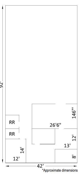 501-513 Ley Rd, Fort Wayne, IN for lease Floor Plan- Image 1 of 9