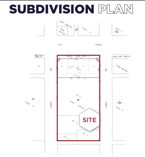 9821 102 St, Fort Saskatchewan, AB for sale Site Plan- Image 1 of 2