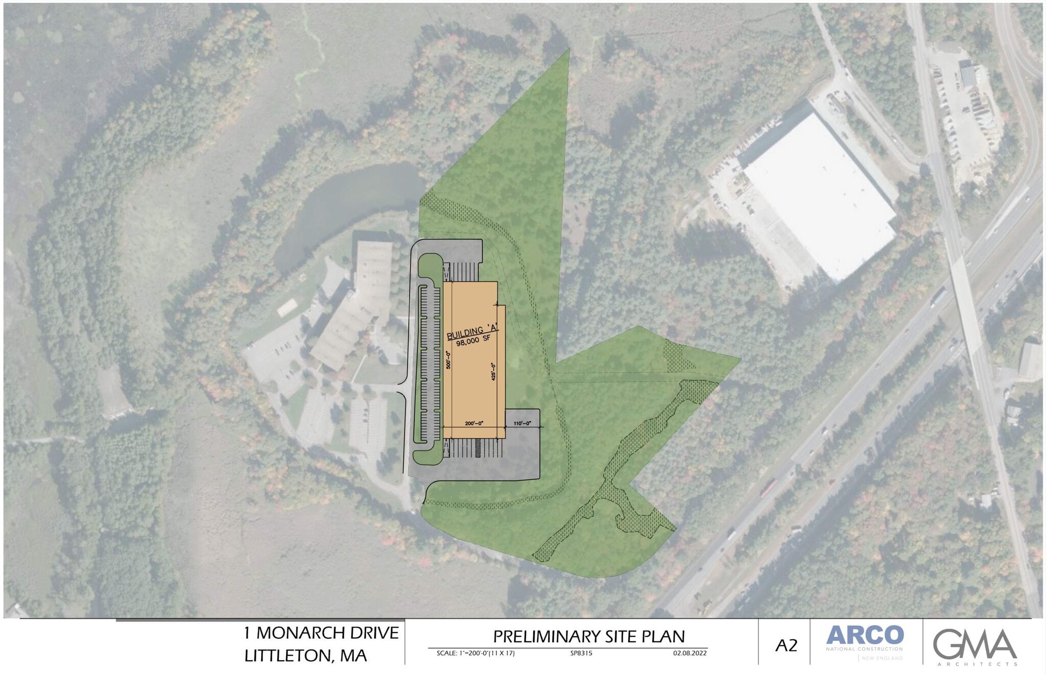 2 Monarch Dr, Littleton, MA for lease Site Plan- Image 1 of 2
