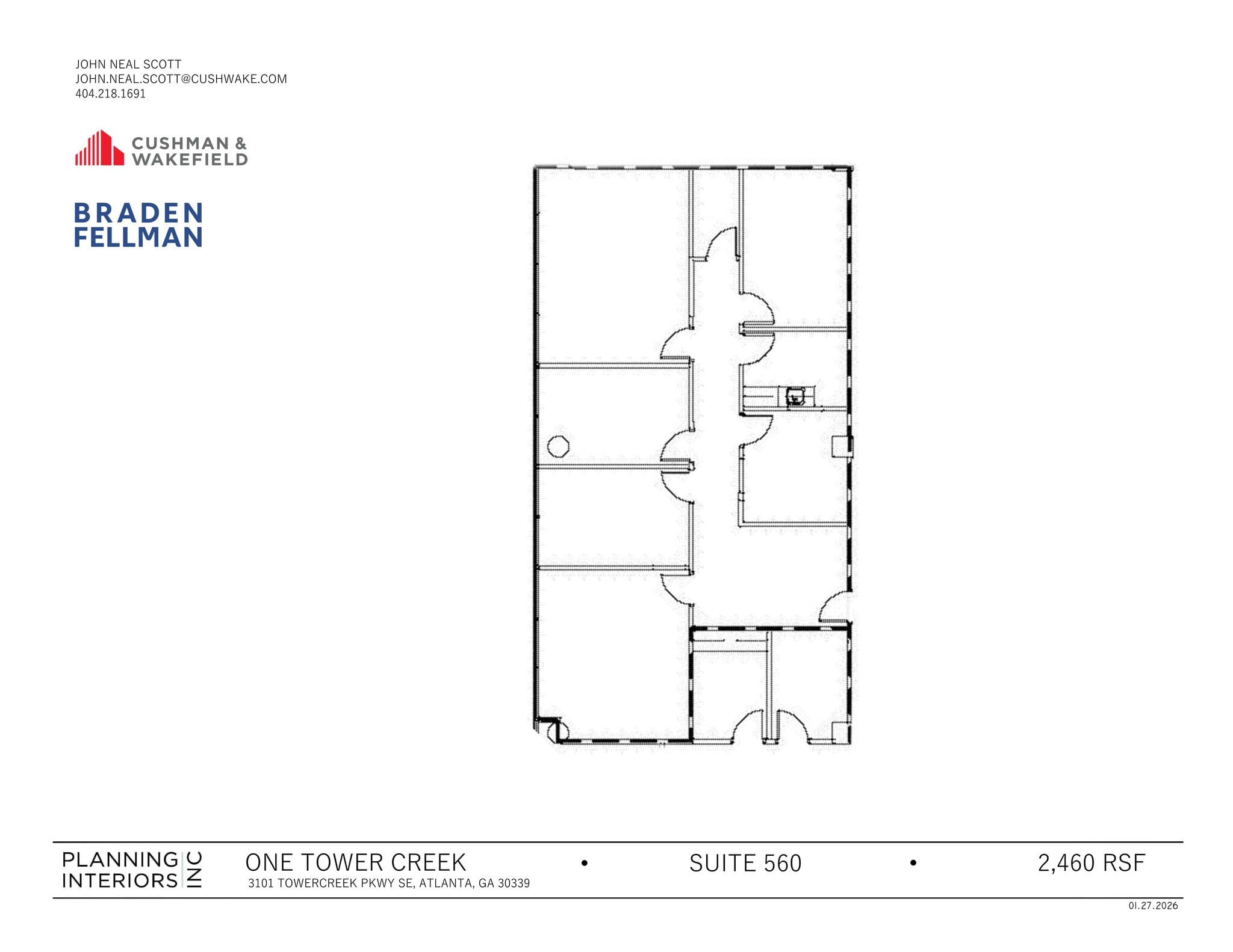 3101 Towercreek Pkwy SE, Atlanta, GA for lease Site Plan- Image 1 of 1