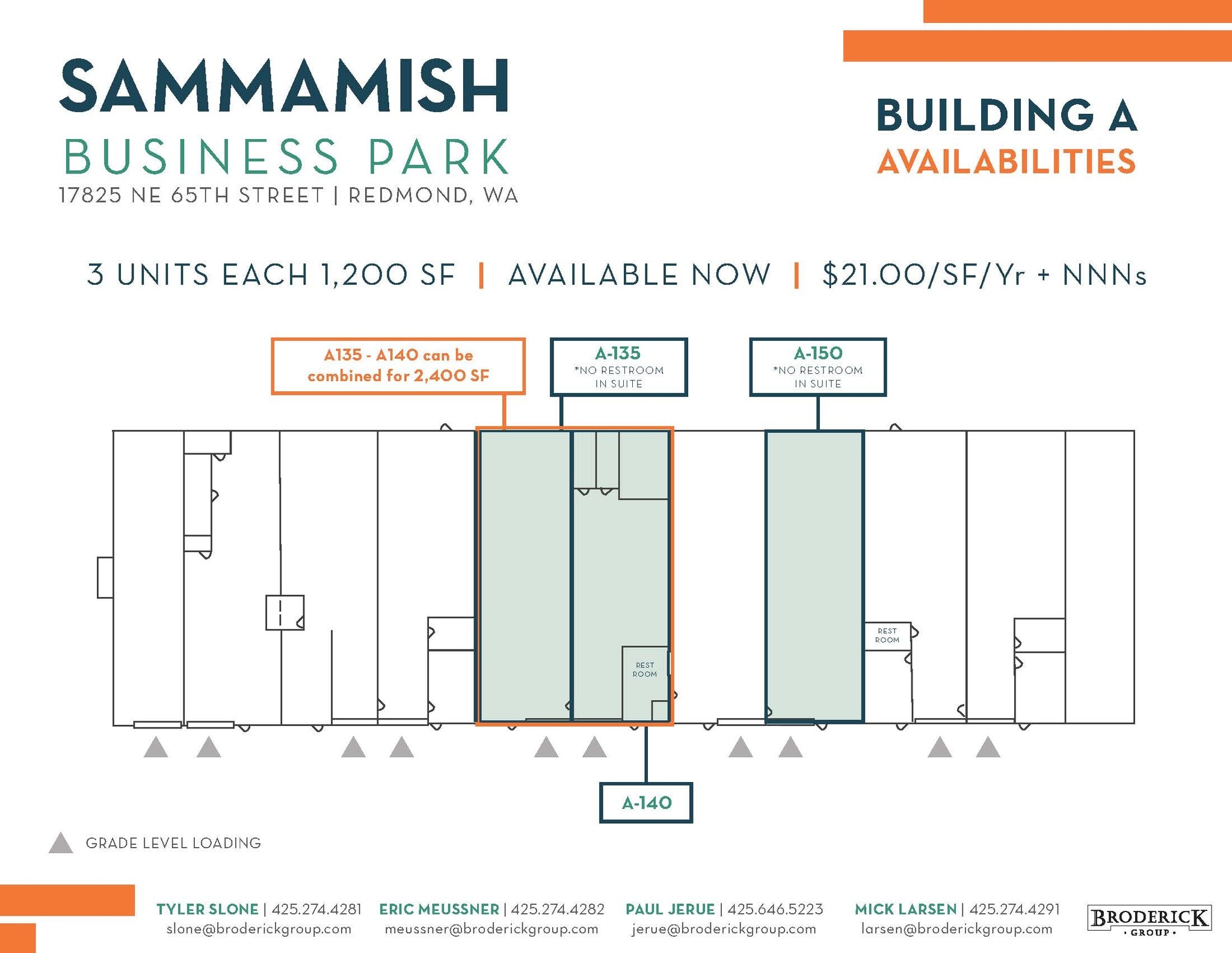 17825 NE 65th St, Redmond, WA for lease Floor Plan- Image 1 of 1