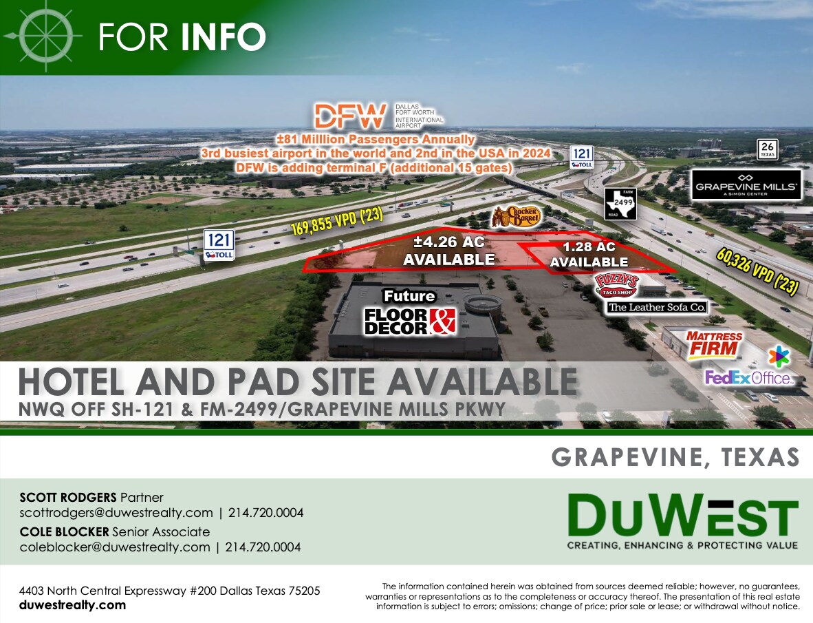 NWQ off SH-121 & FM-2499, Grapevine, TX for lease Building Photo- Image 1 of 5