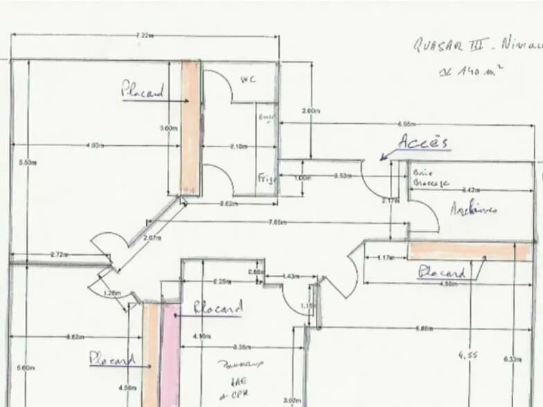 Office in Bethoncourt for lease - Floor Plan - Image 3 of 4