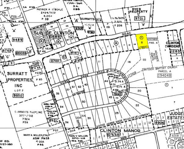 8934 Woodyard Rd, Clinton, MD for lease - Plat Map - Image 2 of 21