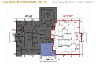 1876 E Sabin Dr, Casa Grande, AZ for lease Floor Plan- Image 1 of 1