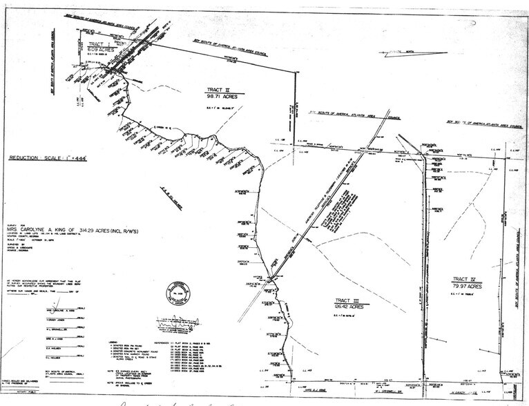 Pickett Bridge Rd, Covington, GA for sale - Plat Map - Image 2 of 5