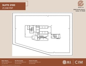 2500 Pacific Ave, Dallas, TX for lease Floor Plan- Image 1 of 3