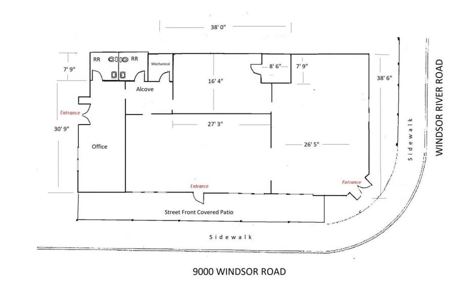 9000 Windsor Rd, Windsor, CA 95492 - Unit 9000 -  - Floor Plan - Image 1 of 1
