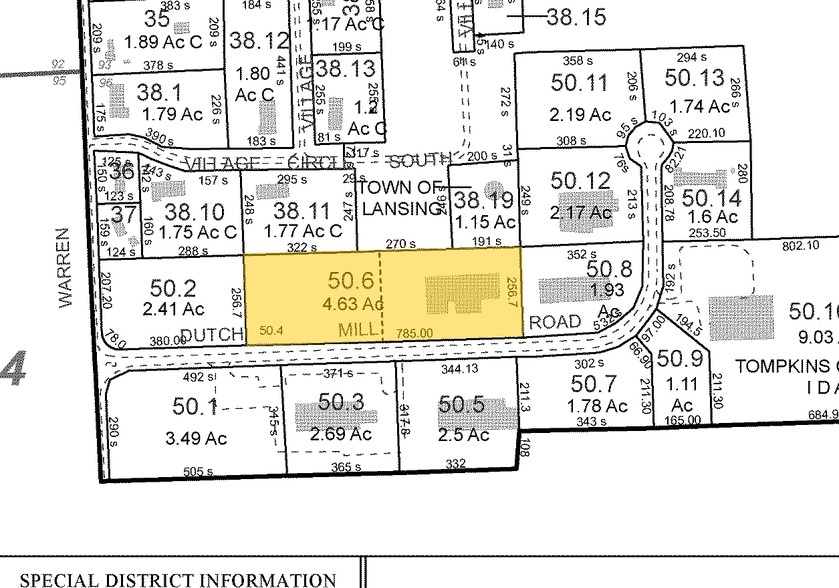 21-25 Dutch Mill Rd, Ithaca, NY for lease - Plat Map - Image 2 of 14