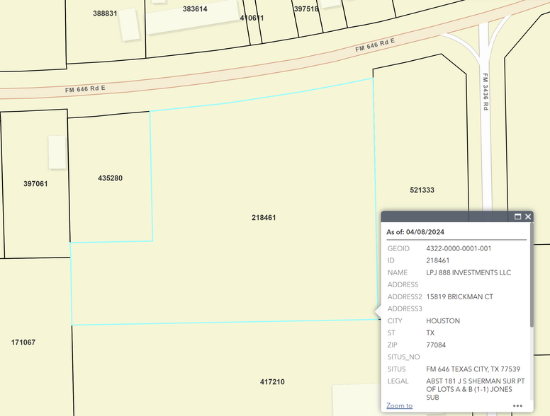 FM 646, Texas City, TX for sale - Building Photo - Image 2 of 2