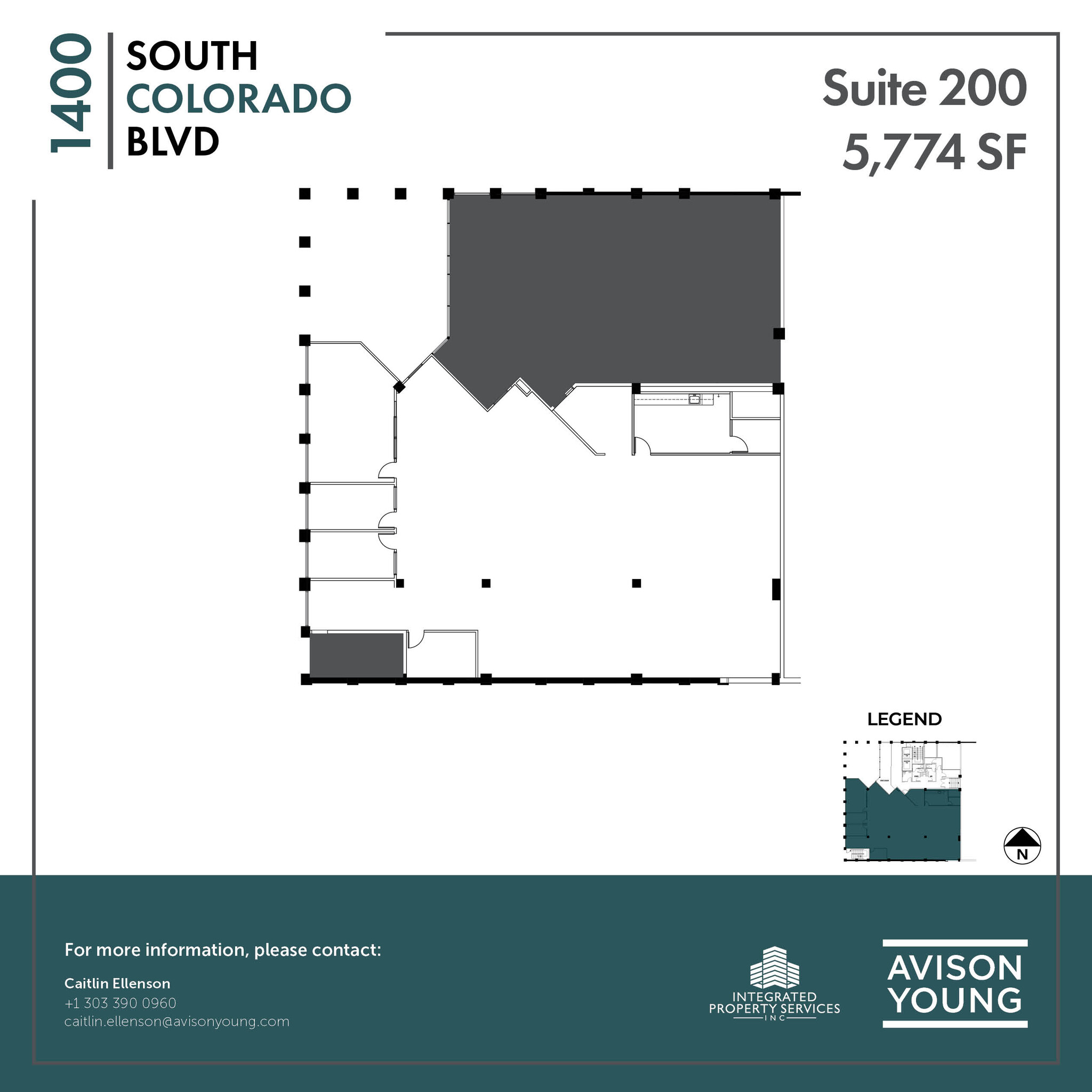 1400 S Colorado Blvd, Denver, CO for lease Floor Plan- Image 1 of 1