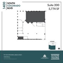 1400 S Colorado Blvd, Denver, CO for lease Floor Plan- Image 1 of 1