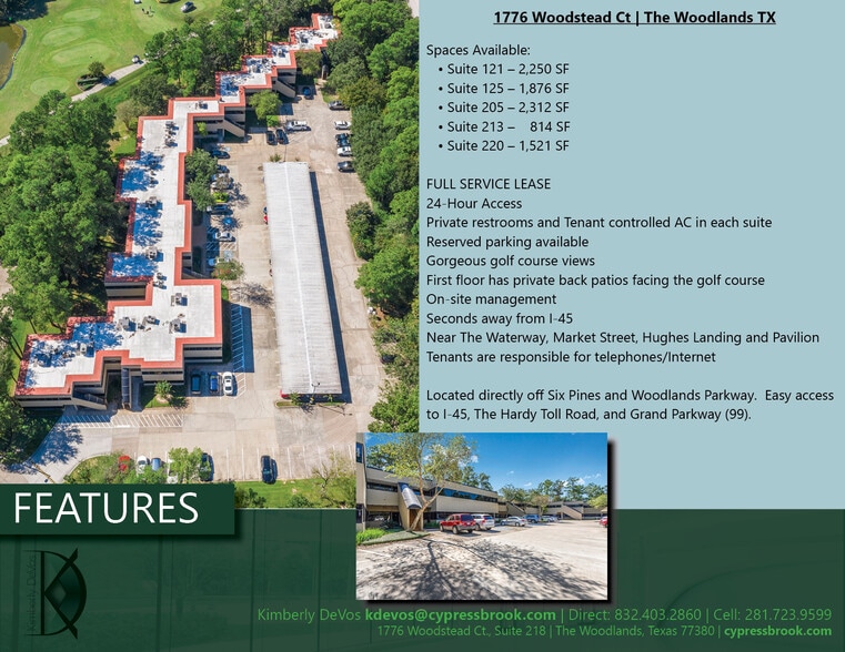 1776 Woodstead Ct, The Woodlands, TX for lease - Building Photo - Image 2 of 13