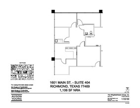 1601 Main St, Richmond, TX for lease Floor Plan- Image 1 of 1