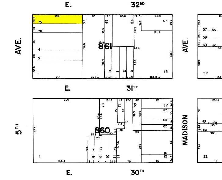 315 Fifth Ave, New York, NY for lease - Plat Map - Image 2 of 5