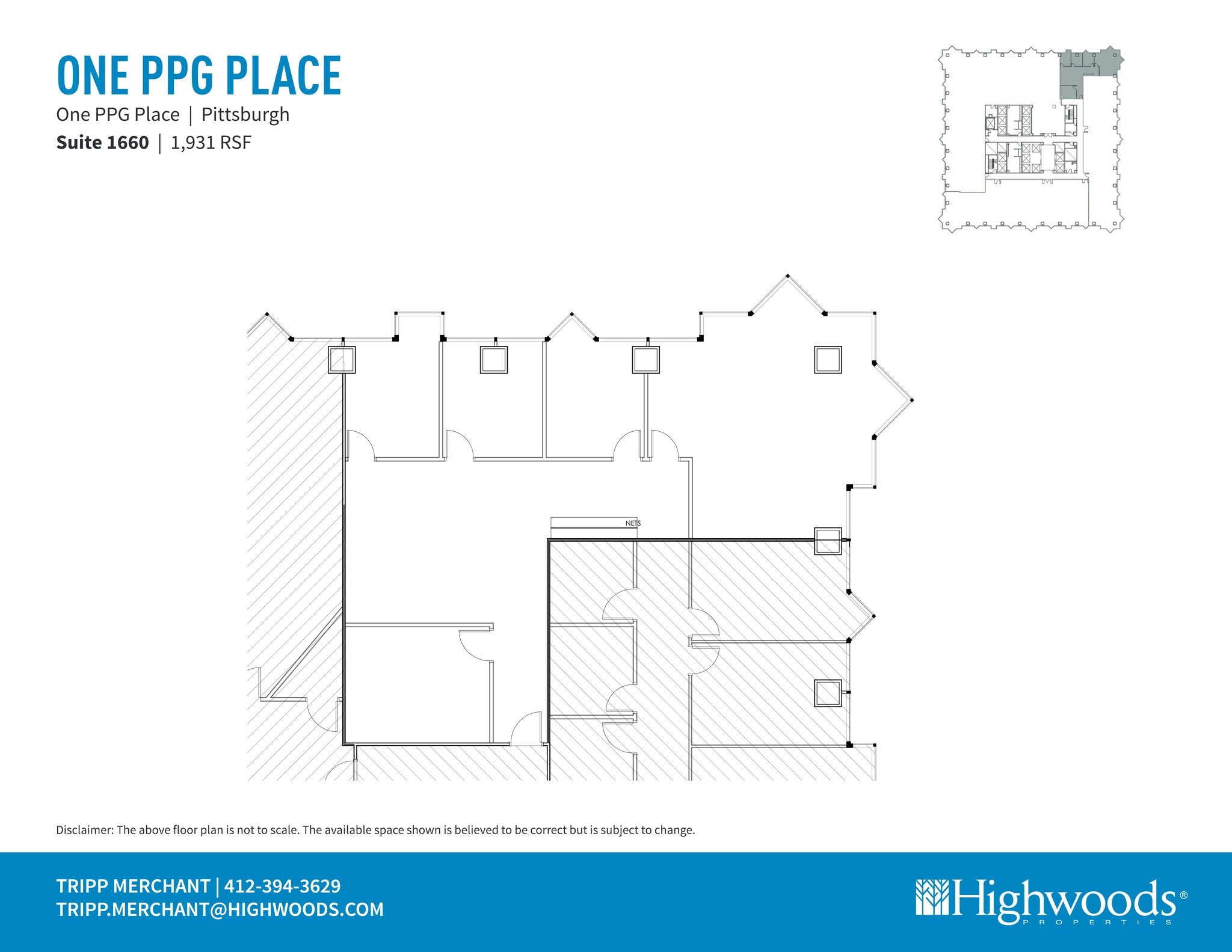 1 PPG Pl, Pittsburgh, PA for lease Site Plan- Image 1 of 1