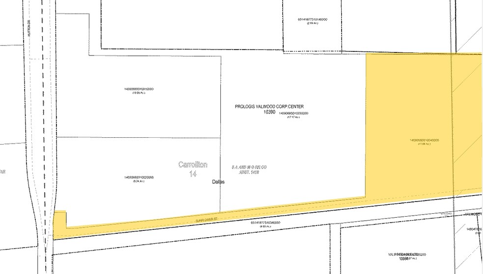 1625 Hutton Dr, Carrollton, TX for lease - Plat Map - Image 2 of 2