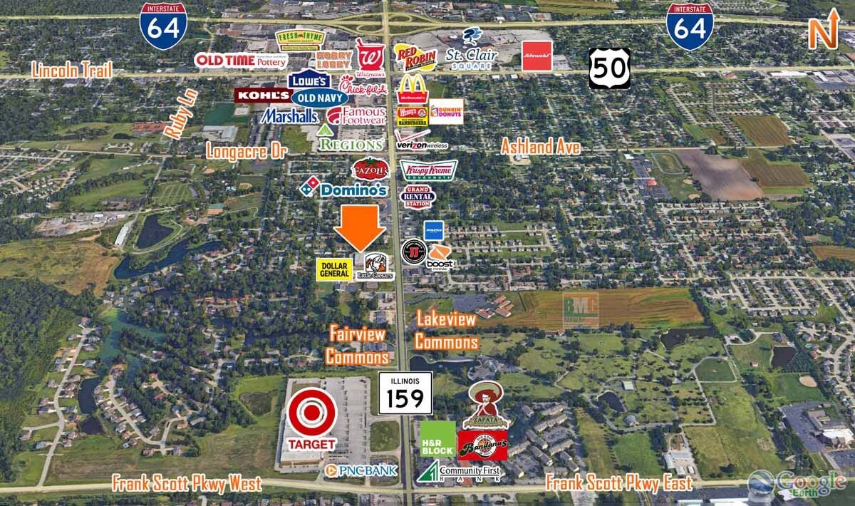 52095225 N Illinois St, Fairview Heights, IL, 62208 Retail Space For