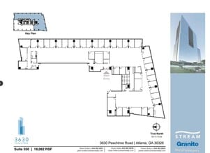 3630 Peachtree Rd NE, Atlanta, GA for lease Floor Plan- Image 2 of 3