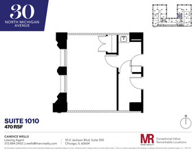 30 N Michigan Ave, Chicago, IL for lease Floor Plan- Image 1 of 3