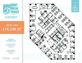 17011 Beach Blvd, Huntington Beach, CA for lease Floor Plan- Image 1 of 1