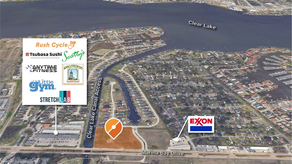 Nwc Marina Bay Drive & Cypress Bay Blvd, Kemah, TX for sale - Aerial - Image 1 of 3