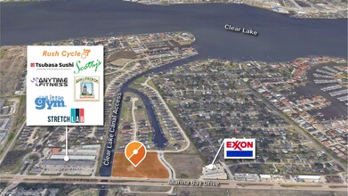 Nwc Marina Bay Drive & Cypress Bay Blvd, Kemah, TX - aerial  map view - Image1