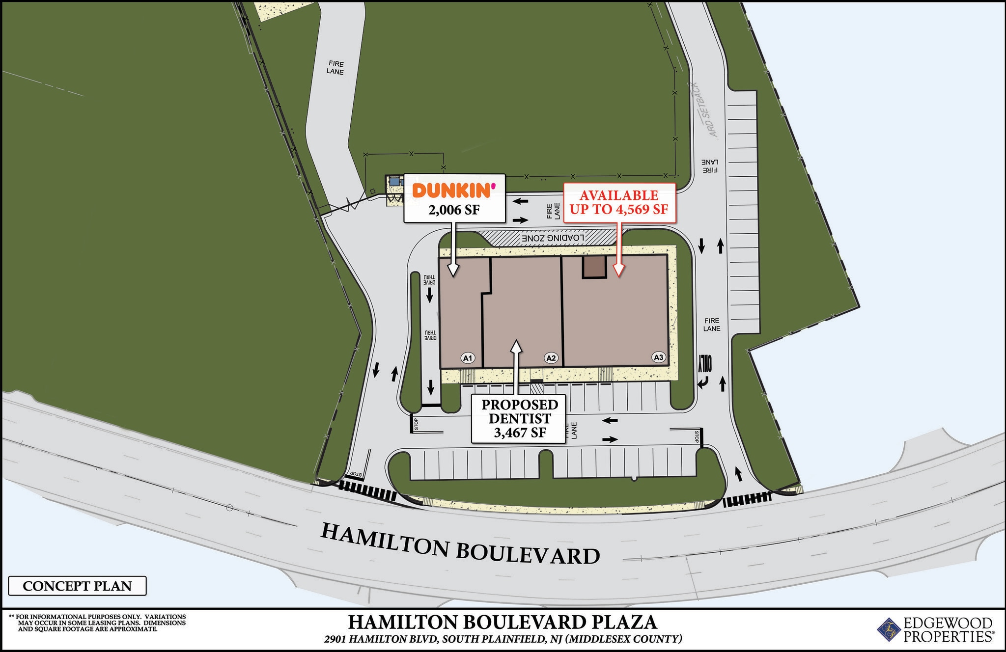 2901 Hamilton Blvd, South Plainfield, NJ for lease Site Plan- Image 1 of 1