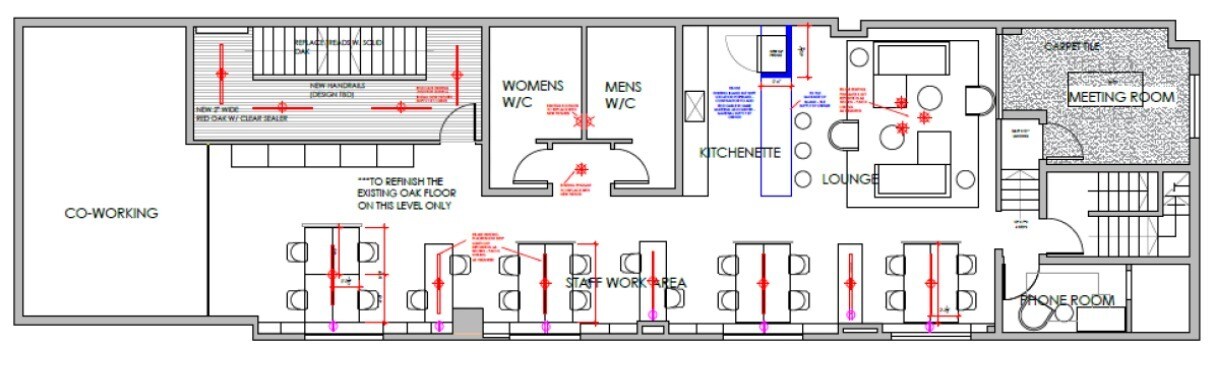 485 Queen St W, Toronto, ON for lease Floor Plan- Image 1 of 1