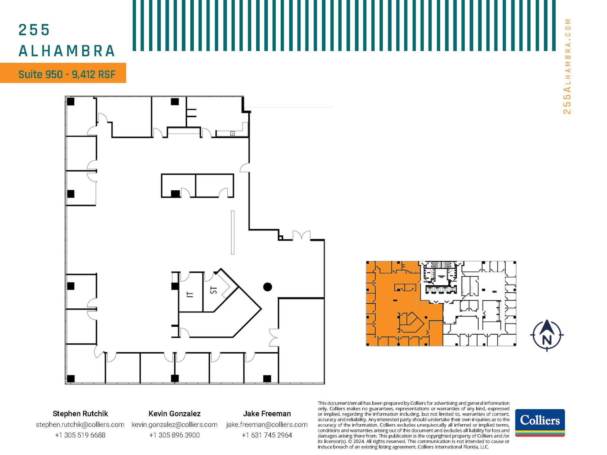 255 Alhambra Cir, Coral Gables, FL for lease Floor Plan- Image 1 of 1