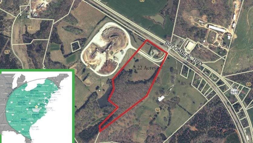 Brookneal Hwy, Brookneal, VA for sale Aerial- Image 1 of 1