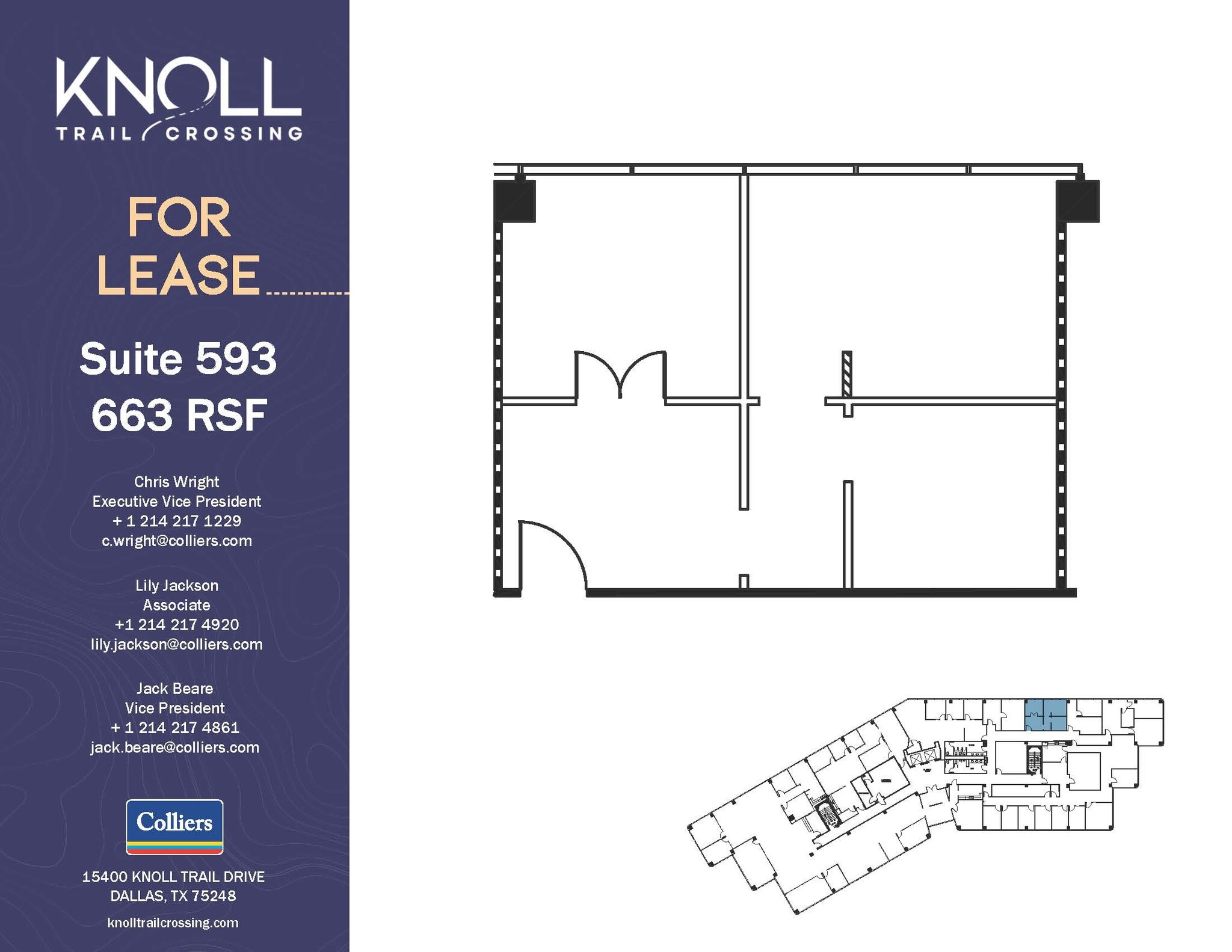 15400 Knoll Trail Dr, Dallas, TX for lease Floor Plan- Image 1 of 1