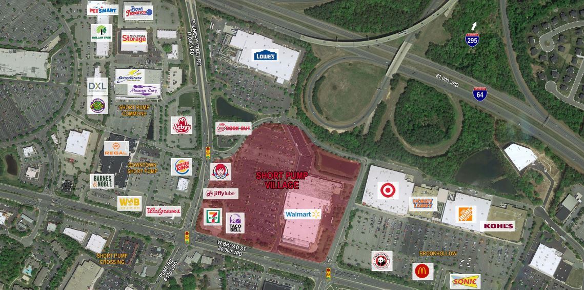 11402-11446 W Broad St, Glen Allen, VA for sale Aerial- Image 1 of 1