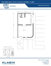 2401 W 208th St, Torrance, CA for lease Floor Plan- Image 2 of 2