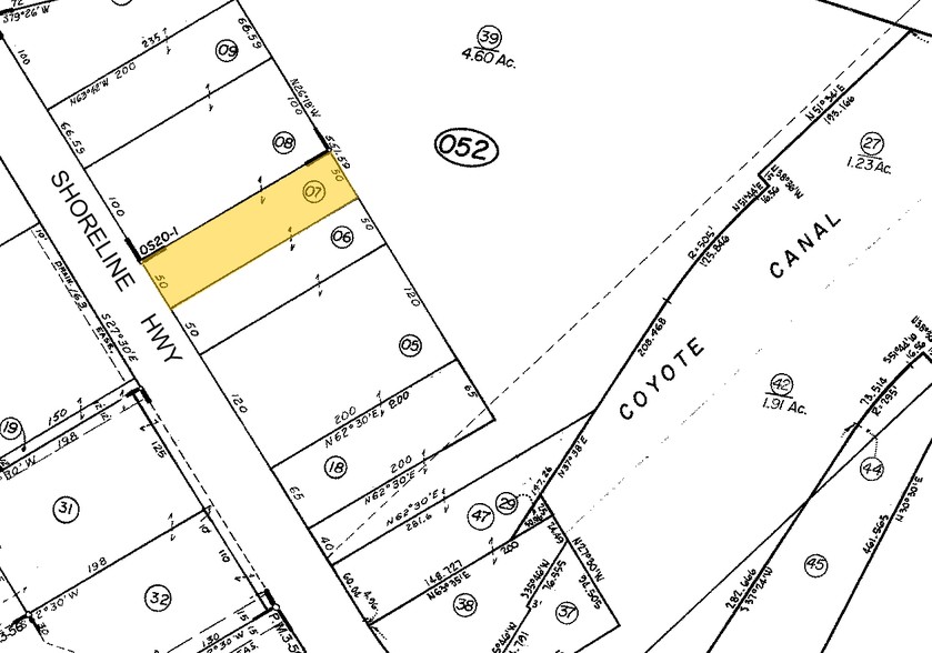 234 Shoreline Hwy, Mill Valley, CA for sale - Plat Map - Image 2 of 6