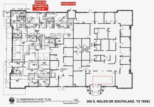 300 S Nolen Dr, Southlake, TX for lease Floor Plan- Image 1 of 3