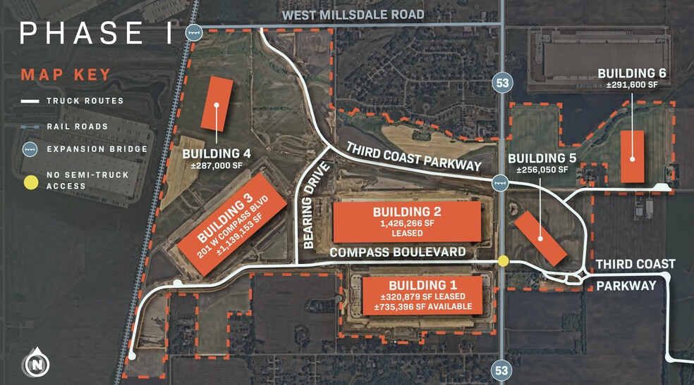 SEC Millsdale Rd & Route 53, Joliet, IL for lease - Site Plan - Image 3 of 3