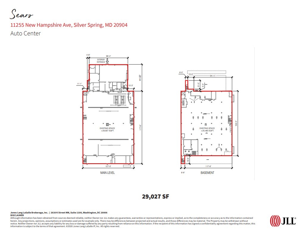 11259 New Hampshire Ave, Silver Spring, MD for lease Floor Plan- Image 1 of 1