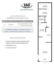 4110-4190 Mission Blvd, San Diego, CA for lease Floor Plan- Image 1 of 1